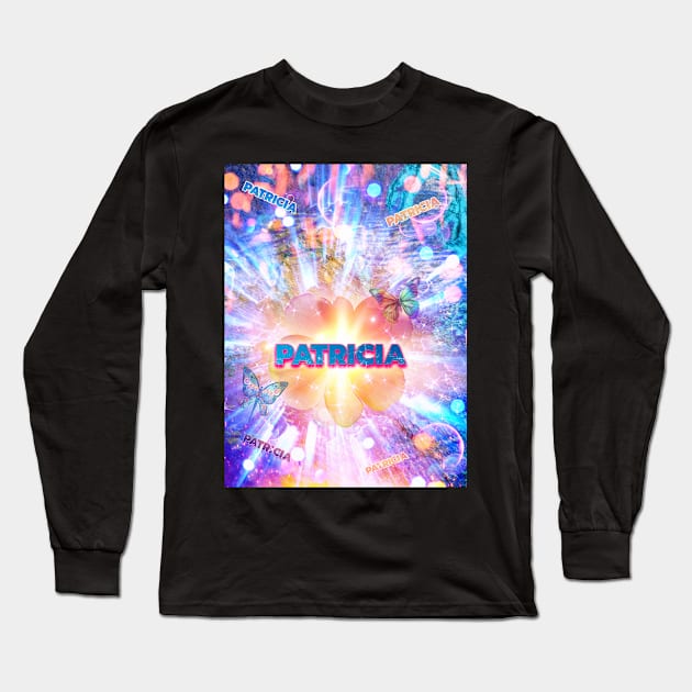 Name Patricia Long Sleeve T-Shirt by Begoll Art